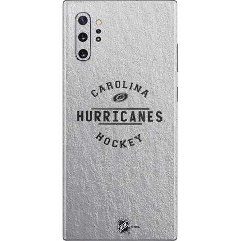 NHL Carolina Hurricanes Black Text Galaxy Note 10 Plus Skin