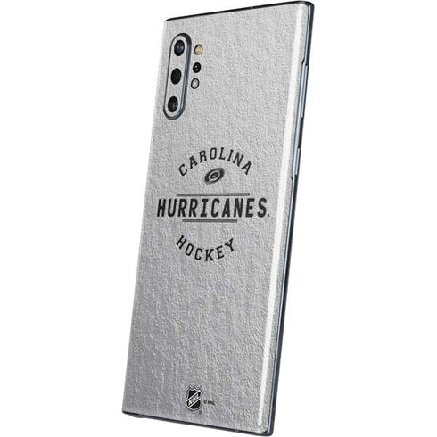 NHL Carolina Hurricanes Black Text Galaxy Note 10 Plus Skin