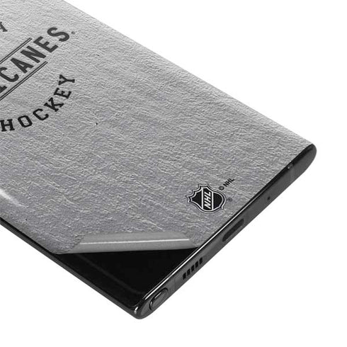 NHL Carolina Hurricanes Black Text Galaxy Note 10 Plus Skin