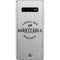 NHL Carolina Hurricanes Black Text Galaxy S10 Plus Skin
