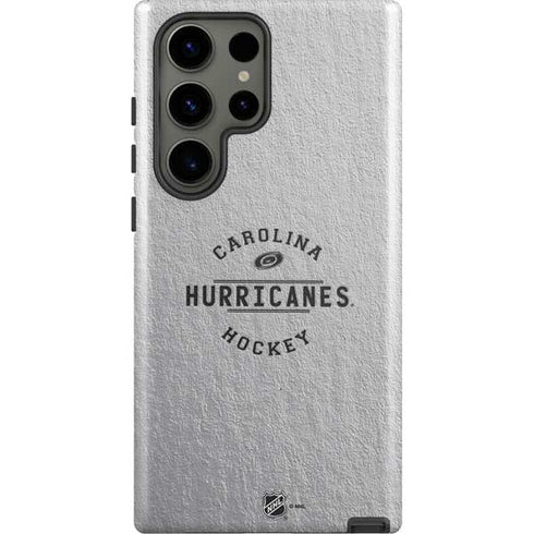 NHL Carolina Hurricanes Black Text Galaxy S23 Ultra Pro Case