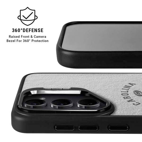 NHL Carolina Hurricanes Black Text Galaxy S25 Kickstand Case