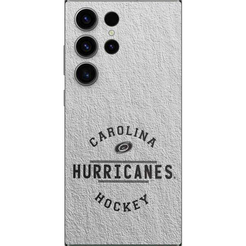 NHL Carolina Hurricanes Black Text Galaxy S25 Ultra Skin