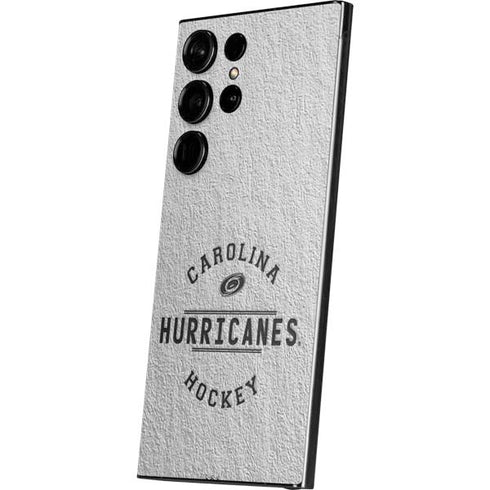 NHL Carolina Hurricanes Black Text Galaxy S25 Ultra Skin