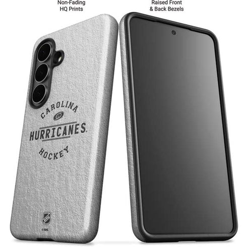 NHL Carolina Hurricanes Black Text Galaxy S26 Impact Case