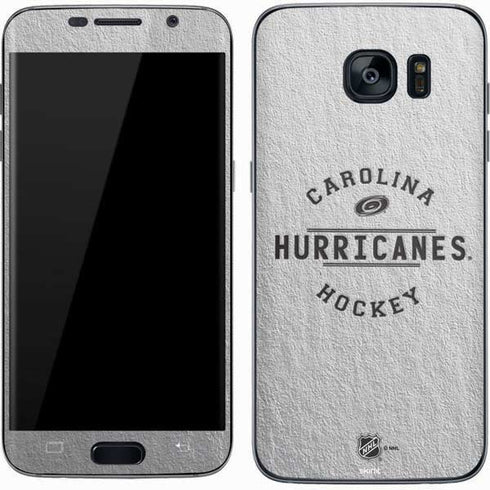 NHL Carolina Hurricanes Black Text Galaxy S7 Skin
