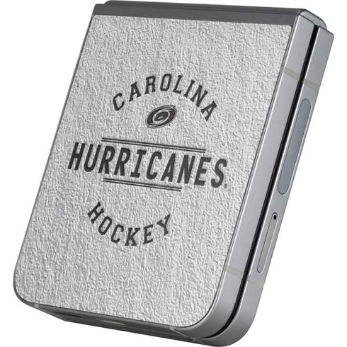NHL Carolina Hurricanes Black Text Galaxy Z Flip6 Skin