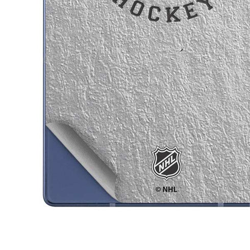 NHL Carolina Hurricanes Black Text Galaxy Z Fold6 Skin