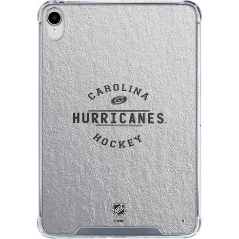 NHL Carolina Hurricanes Black Text iPad 11th Gen (2025) Clear Case