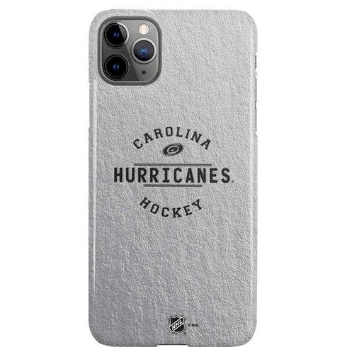 NHL Carolina Hurricanes Black Text iPhone Cases