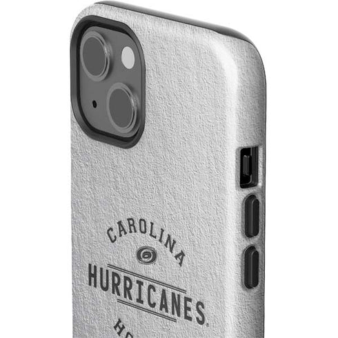 NHL Carolina Hurricanes Black Text iPhone 15 Impact Case