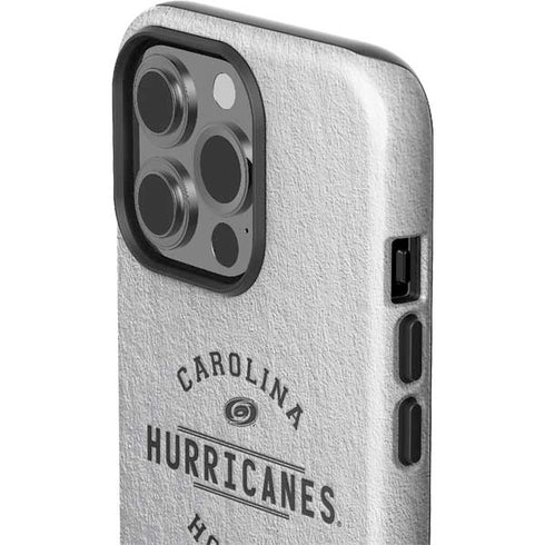 NHL Carolina Hurricanes Black Text iPhone 15 Pro Impact Case