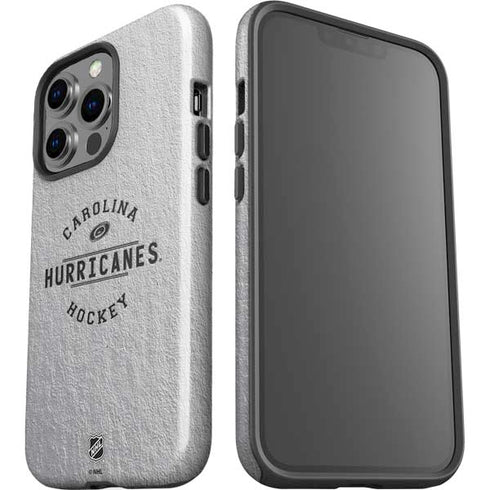NHL Carolina Hurricanes Black Text iPhone 15 Pro Impact Case