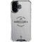 NHL Carolina Hurricanes Black Text iPhone 16 Plus Clear Case
