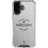 NHL Carolina Hurricanes Black Text iPhone 16 Plus Clear Case