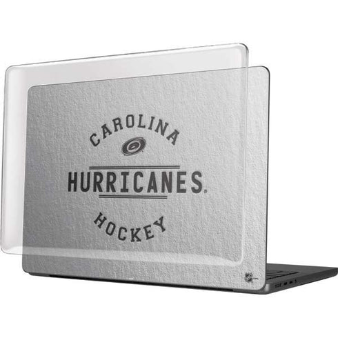 NHL Carolina Hurricanes Black Text MacBook Pro 14in (2021-24) Case plus Skin