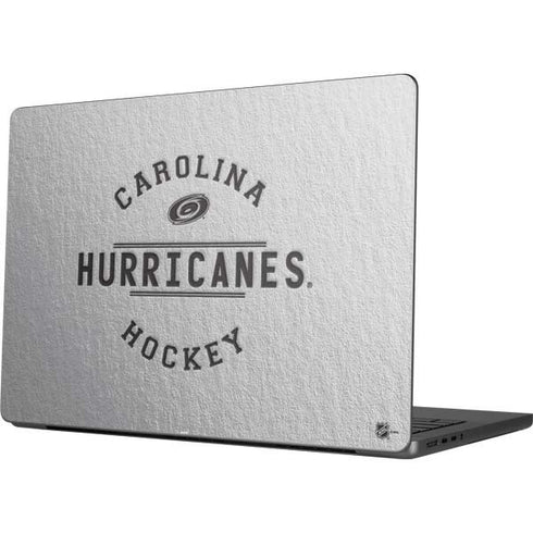 NHL Carolina Hurricanes Black Text Apple MacBook Pro 14-inch Skin