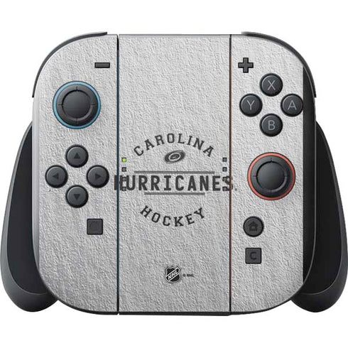 NHL Carolina Hurricanes Black Text Nintendo Switch 2 (2025) with Joy-Con Skin