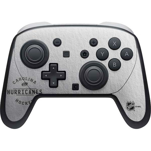 NHL Carolina Hurricanes Black Text Nintendo Switch 2 (2025) Pro Controller Skin