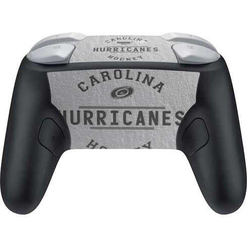 NHL Carolina Hurricanes Black Text Nintendo Switch 2 (2025) Pro Controller Skin