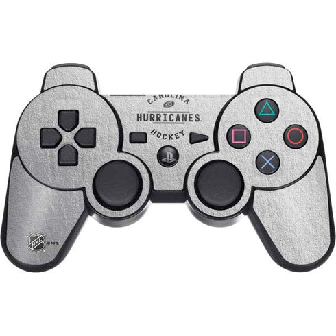 NHL Carolina Hurricanes Black Text PS3 Dual Shock wireless controller Skin
