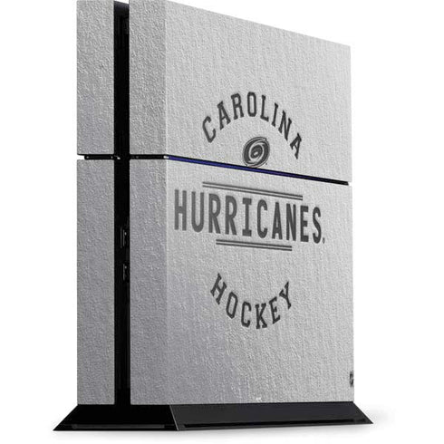 NHL Carolina Hurricanes Black Text PS4 Console Skin