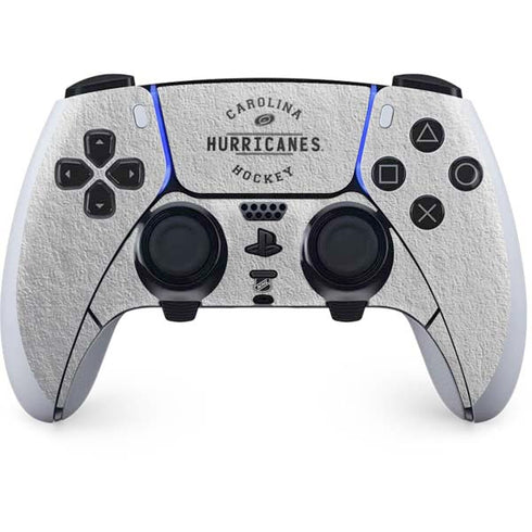 NHL Carolina Hurricanes Black Text PS5 DualSense Edge Pro Controller Skin
