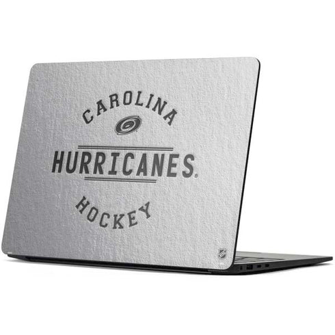 NHL Carolina Hurricanes Black Text Surface Laptop 7 13.8in Skin