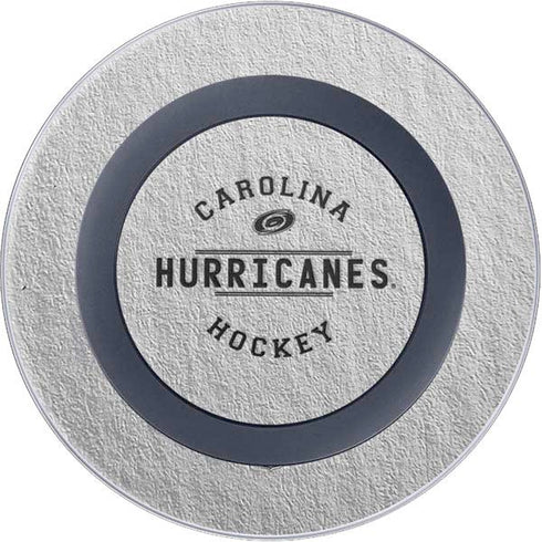 NHL Carolina Hurricanes Black Text Wireless Charger Skin