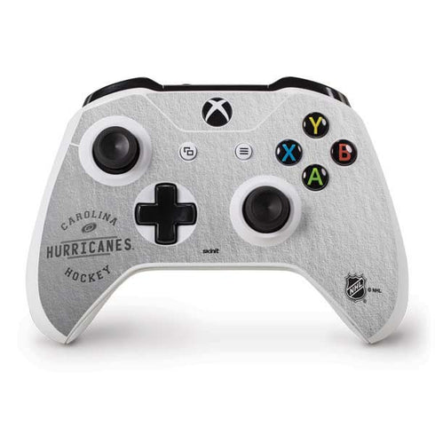 NHL Carolina Hurricanes Black Text Xbox One S Controller Skin