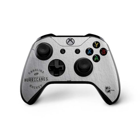 NHL Carolina Hurricanes Black Text Xbox One X Controller Skin