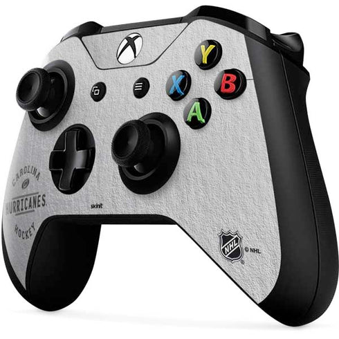 NHL Carolina Hurricanes Black Text Xbox One X Controller Skin