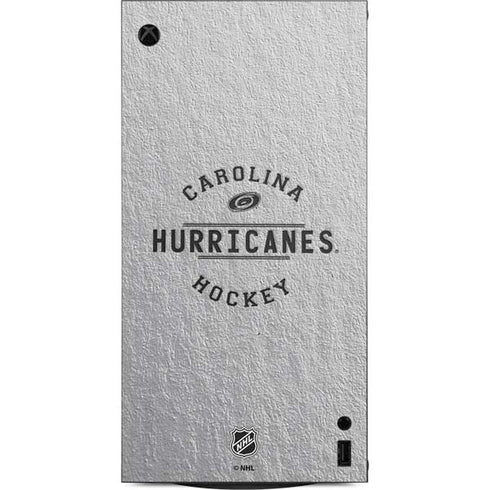 NHL Carolina Hurricanes Black Text XBox Series X Digital Edition Console Skin
