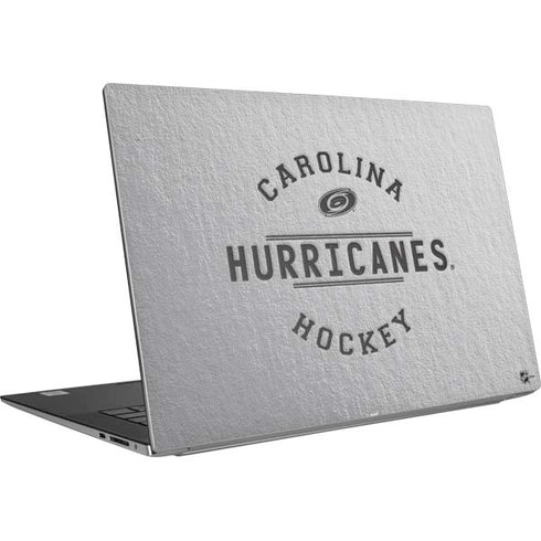 NHL Carolina Hurricanes Black Text Dell XPS Skin