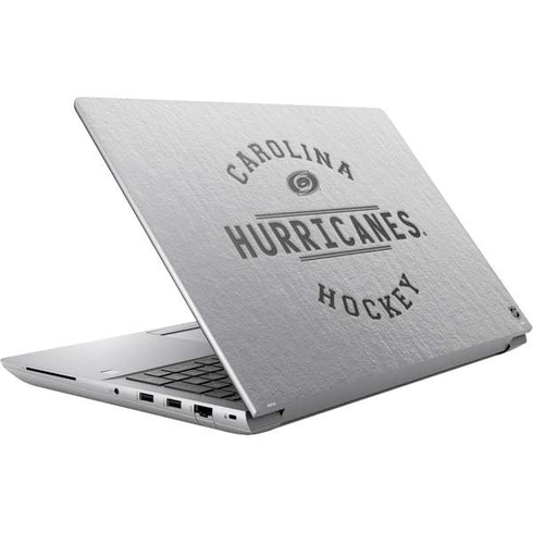 NHL Carolina Hurricanes Black Text HP ZBook Fury 16 G10 Skin