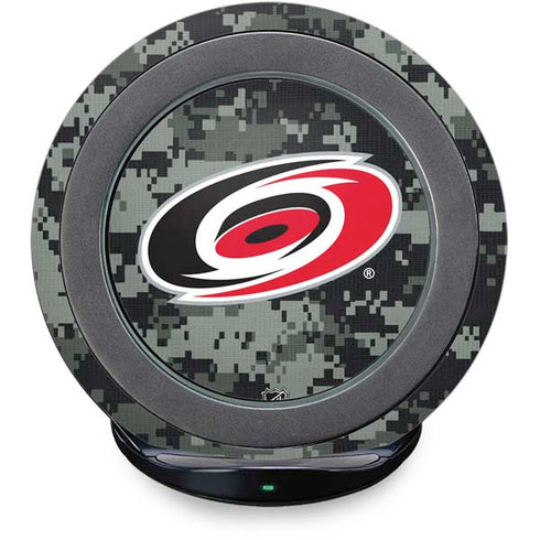 NHL Carolina Hurricanes Camo Fast Charge Wireless Charging Stand Skin