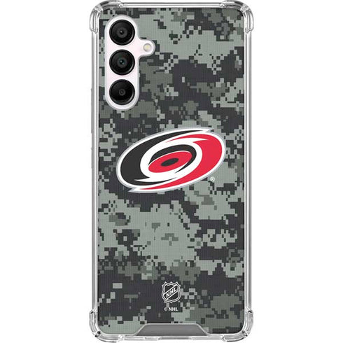 NHL Carolina Hurricanes Camo Galaxy A16 5G Clear Case