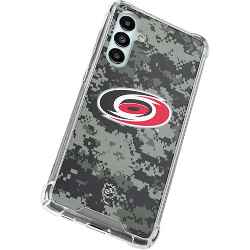 NHL Carolina Hurricanes Camo Galaxy A16 5G Clear Case