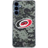 NHL Carolina Hurricanes Camo Galaxy A55 5G Clear Case