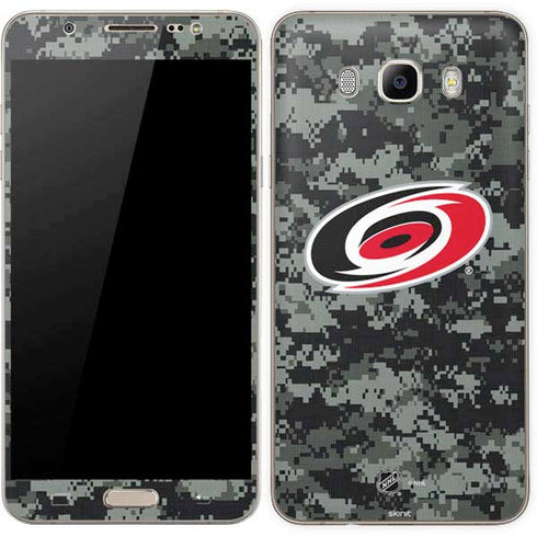 NHL Carolina Hurricanes Camo Galaxy J7 Skin