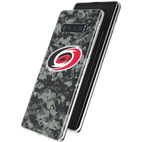 NHL Carolina Hurricanes Camo Galaxy S10 Plus Skin