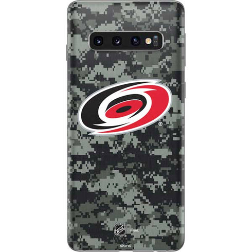 NHL Carolina Hurricanes Camo Galaxy S10 Skin