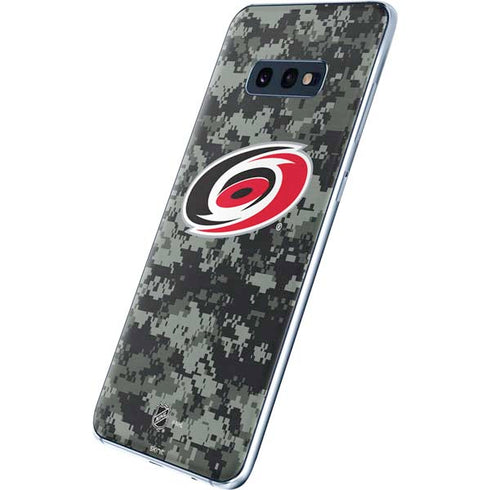 NHL Carolina Hurricanes Camo Galaxy S10e Skin
