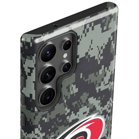 NHL Carolina Hurricanes Camo Galaxy S23 Ultra Pro Case