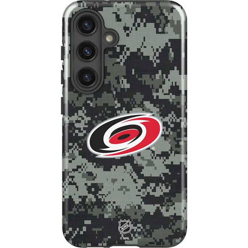 NHL Carolina Hurricanes Camo Galaxy S25 Impact Case