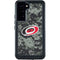 NHL Carolina Hurricanes Camo Galaxy S24 Plus Waterproof Case