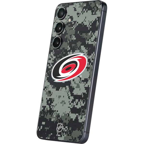 NHL Carolina Hurricanes Camo Galaxy S24 Skin