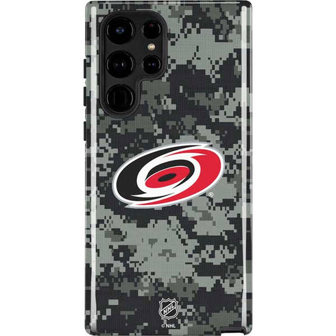 NHL Carolina Hurricanes Camo Galaxy S25 Ultra Impact Case
