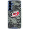 NHL Carolina Hurricanes Camo Galaxy S25 Clear Case