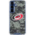 NHL Carolina Hurricanes Camo Galaxy S25 Clear Case